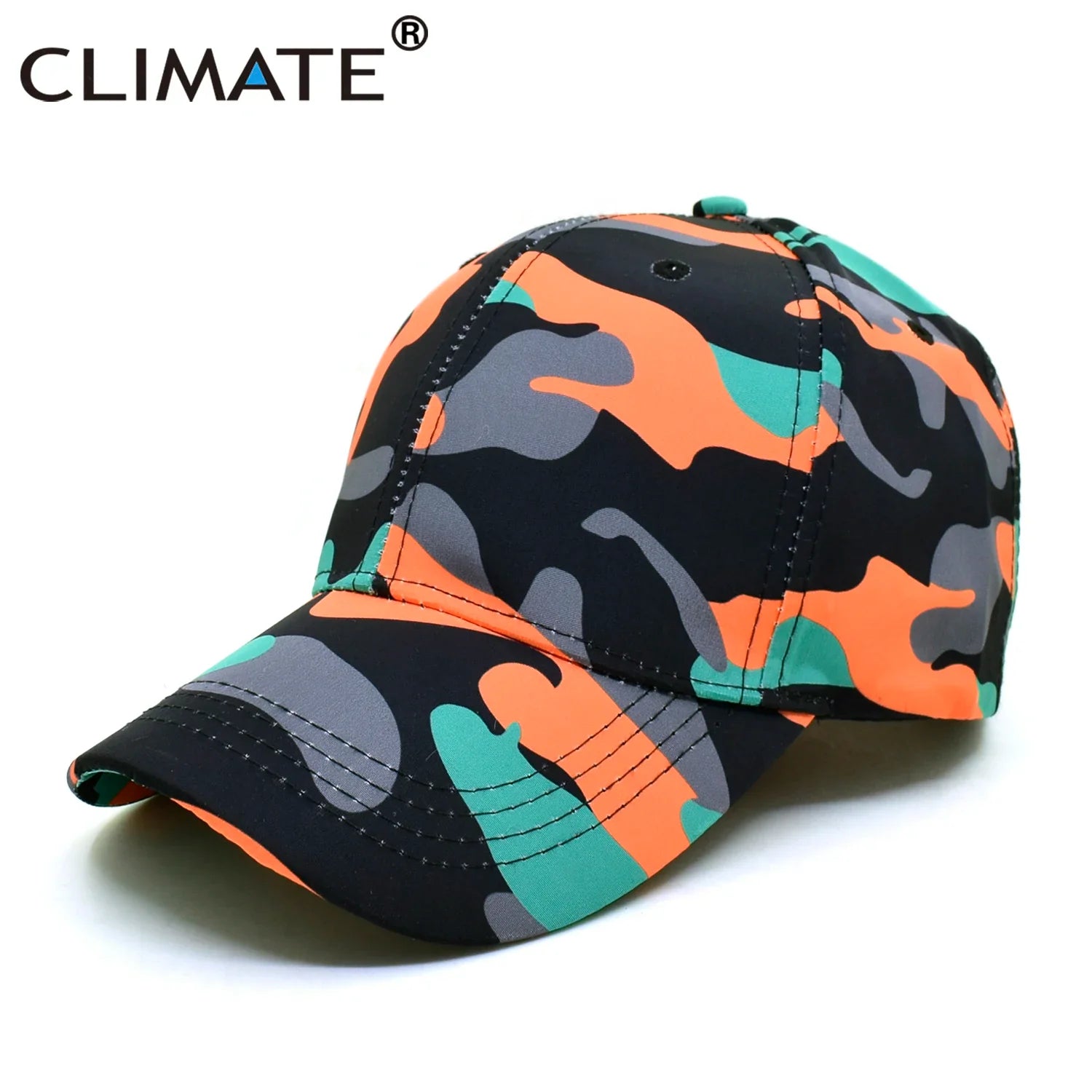 Femlion Cool Camo Dancer Baseball Cap for Women