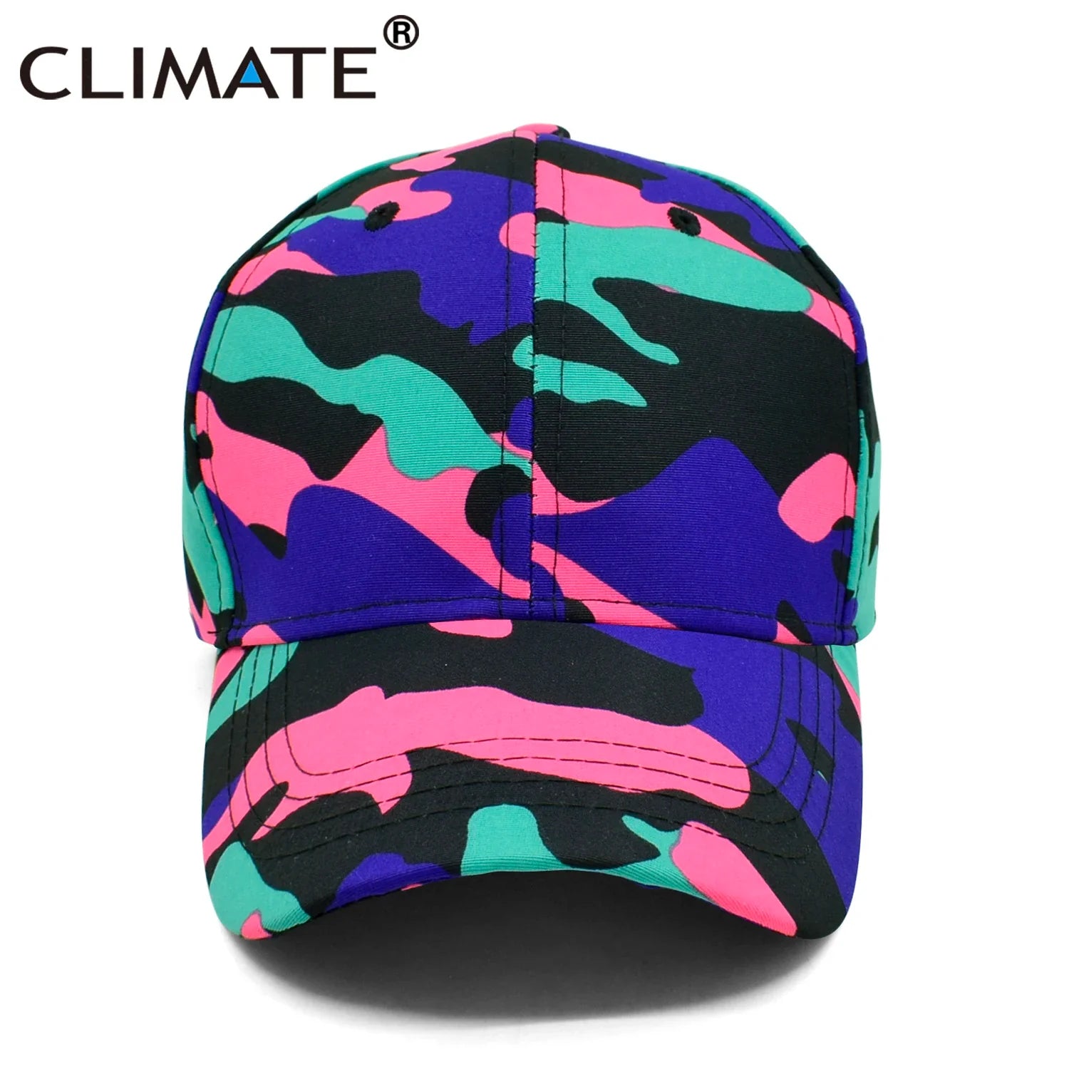 Femlion Cool Camo Dancer Baseball Cap for Women