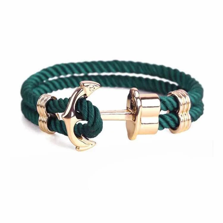 Femlion Anchor Bracelet: Stylish Punk Jewelry for Men and Women