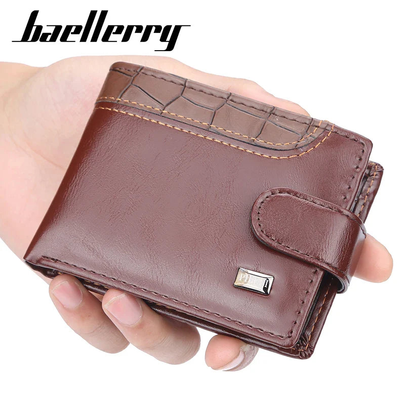 Femlion Men's Small Wallet Purse Card Coin Holder Money Bag