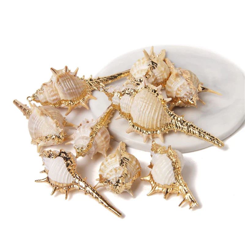 Femlion Sea Shell Pendants: DIY Jewelry Making Accessory.