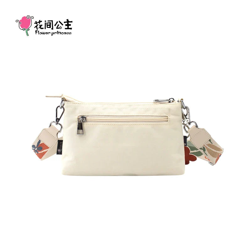 Femlion 2024 Original Lightweight Embroidery Small Crossbody Bag, Nylon, Summer Collection