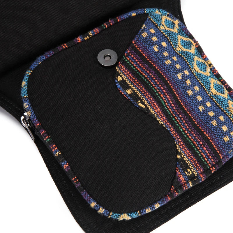 Femlion Boho Waist Bag for Women: Bohemian Style Fanny Pack with Phone Pockets