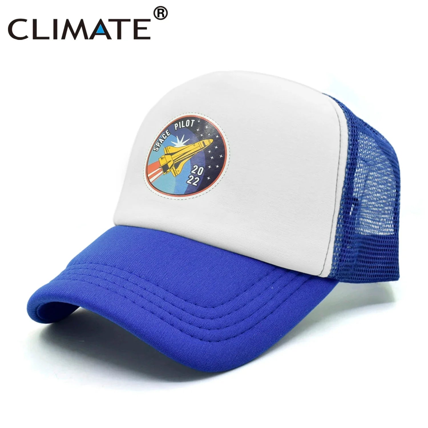 Femlion Space Explorer Trucker Cap | Cool Mesh Hat for Men Women Kid