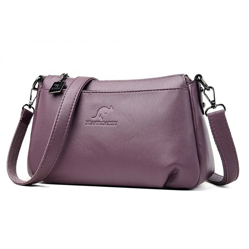 Femlion Small Flap Crossbody Bag: High Quality PU Leather Shoulder Purse