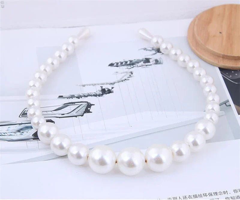 Femlion Pearl Headbands: Korean Fashion Hair Accessories for Women