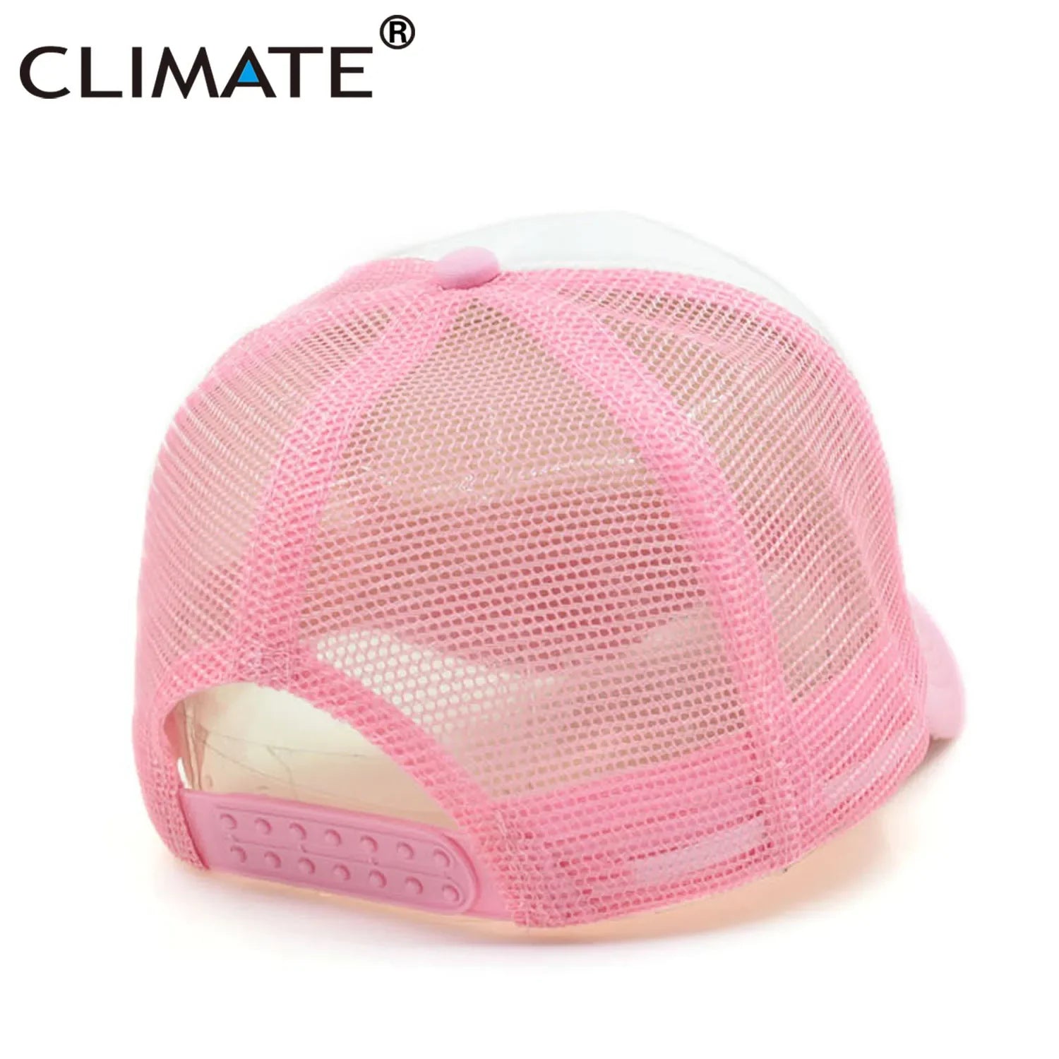 Femlion Pink Shark Trucker Cap - Hip Hop Summer Mesh Beach Hat for Men Women