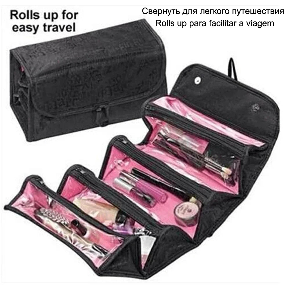 Femlion Beauty Toiletry Kit Makeup Cosmetic Bag Organizer Case