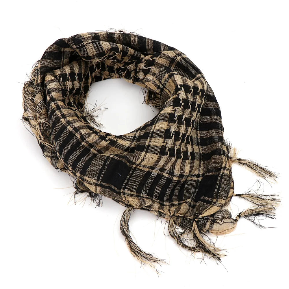 Femlion Tactical Desert Arab Scarf for Military, Hiking, and CS - Windproof Men and Women