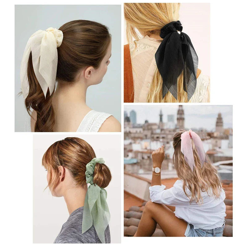 Femlion Double Layer Bow Hair Bands 2022 Trendy Accessory for Women