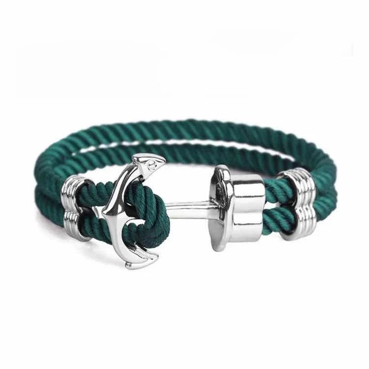 Femlion Anchor Bracelet: Stylish Punk Jewelry for Men and Women