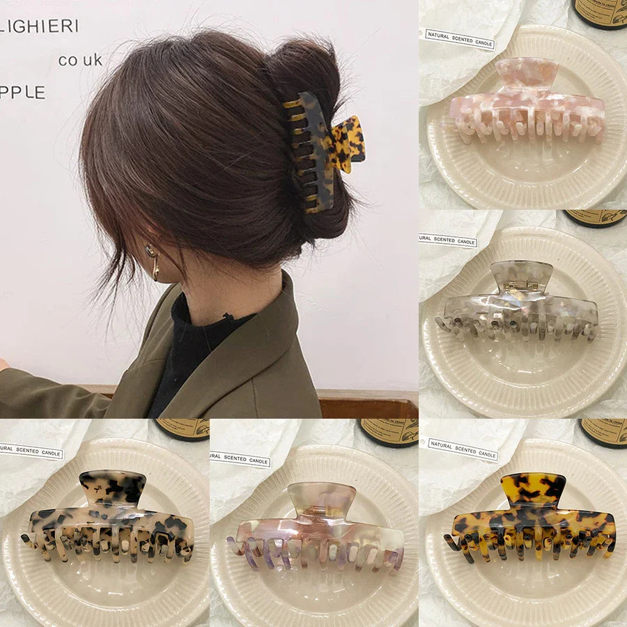 Femlion Mermaid Hair Claw Set Vintage Accessory for Women Girls