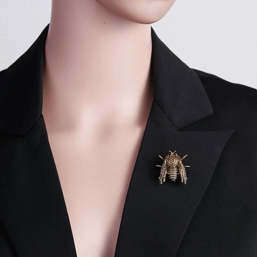 Femlion Beetle Brooch Set - Chic Insect Pins for Coat, Scarf, and Clothes