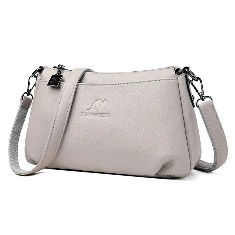 Femlion Small Flap Crossbody Bag: High Quality PU Leather Shoulder Purse