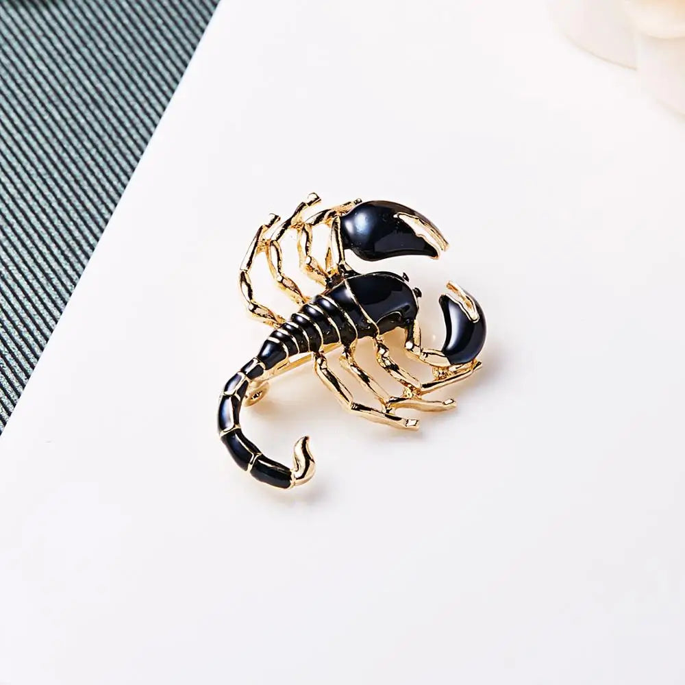 Femlion Beetle Brooch Set - Chic Insect Pins for Coat, Scarf, and Clothes