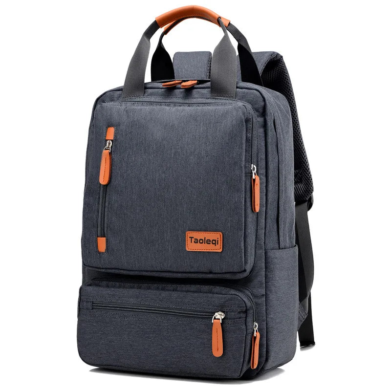 Femlion Canvas Backpack: Stylish Laptop Rucksack for Travel & School