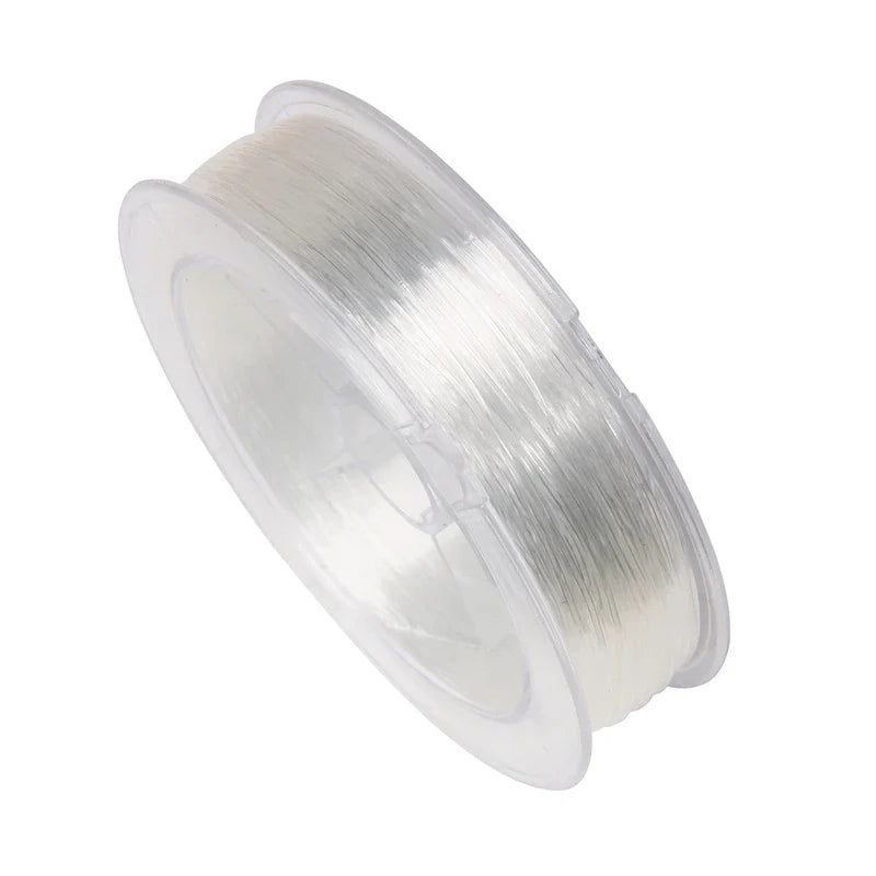 Femlion 0.6mm Elastic Jewelry Wire 80M Roll - Colorful Thread for DIY Accessories