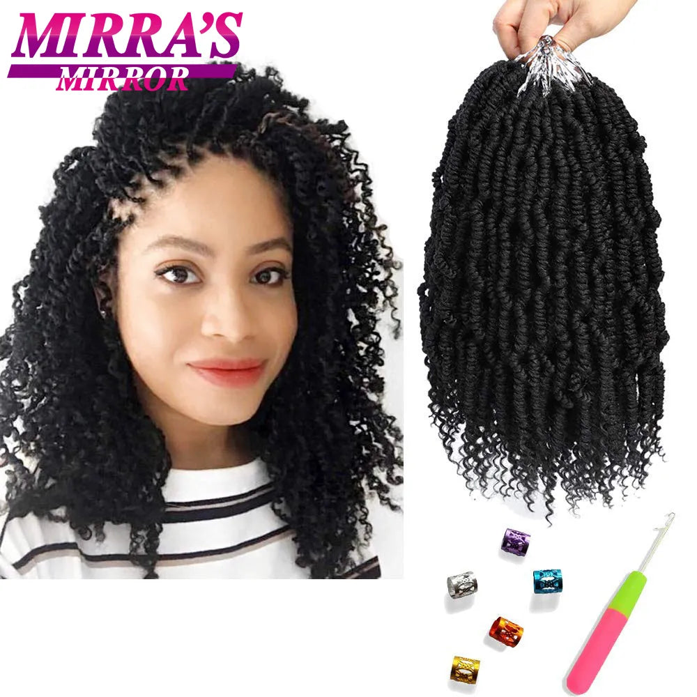 Femlion 14" Spring Twist Crochet Hair Extensions - Synthetic Twist Braiding Hair