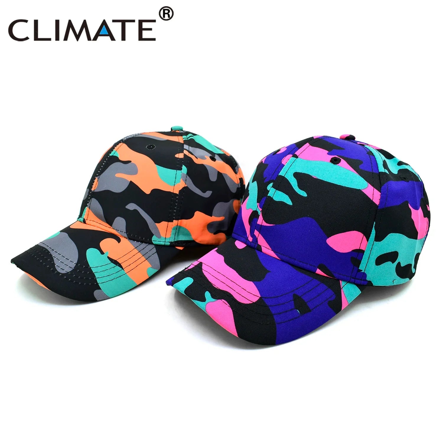 Femlion Cool Camo Dancer Baseball Cap for Women