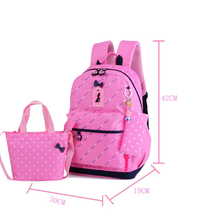 Femlion Backpack Set: High School Bags for Men and Women