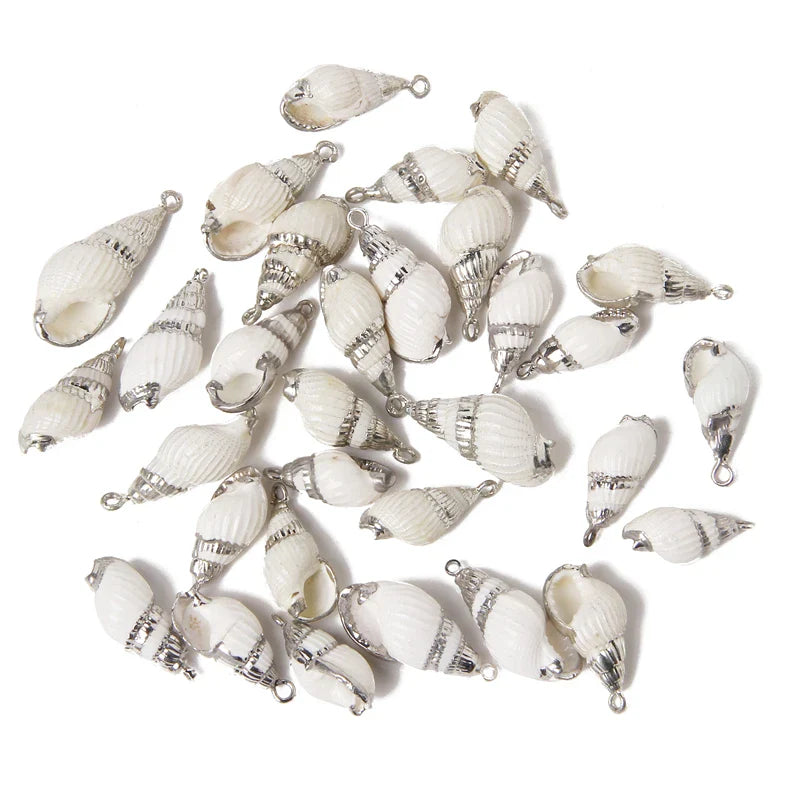 Femlion Sea Shell Pendants: DIY Jewelry Making Accessory.