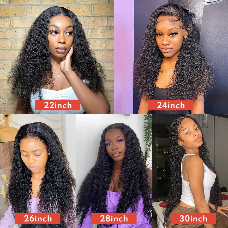 Femlion 13x6 HD Wet And Wavy Loose Deep Wave Lace Front Human Hair Wig