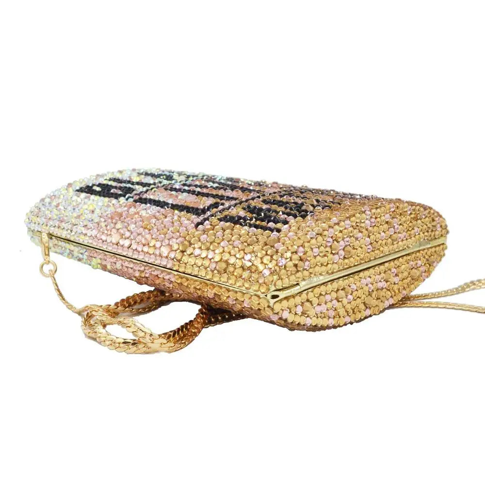 Femlion Crystal Flagon Evening Clutch SC796