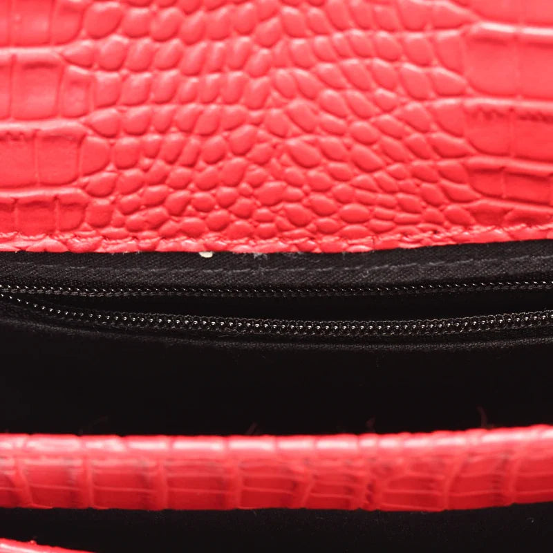 Femlion Alligator Pattern Waist Bag for Women in Stylish Candy Colors