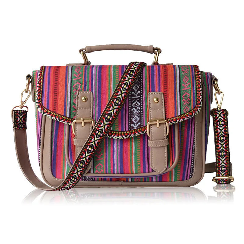 Femlion Bohemian Style Satchel Bag - Quality Crossbody Shoulder Bag