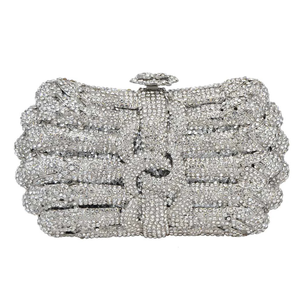 Femlion Crystal Evening Clutch Purse - SC171