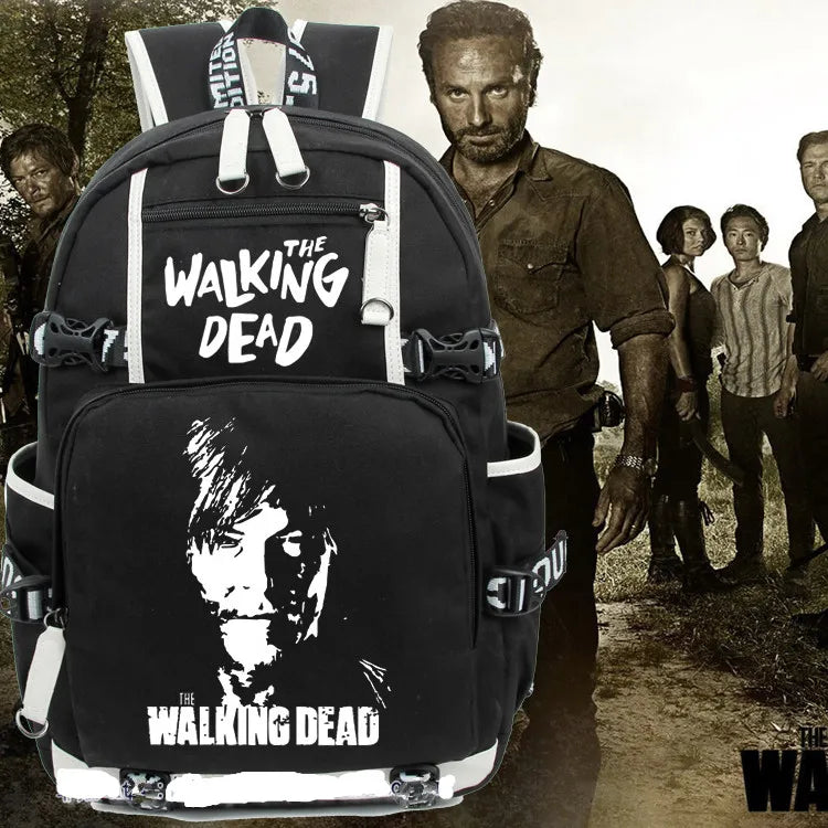 Femlion The Walking Dead Fire Wing Backpack: Student School Book Bag & Cosplay Gift