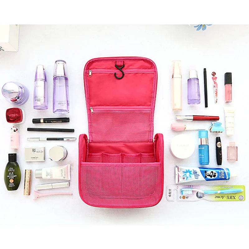 Femlion Vanity Cosmetic Makeup Bag Travel Organizer Pouch Large Beauty Neceser