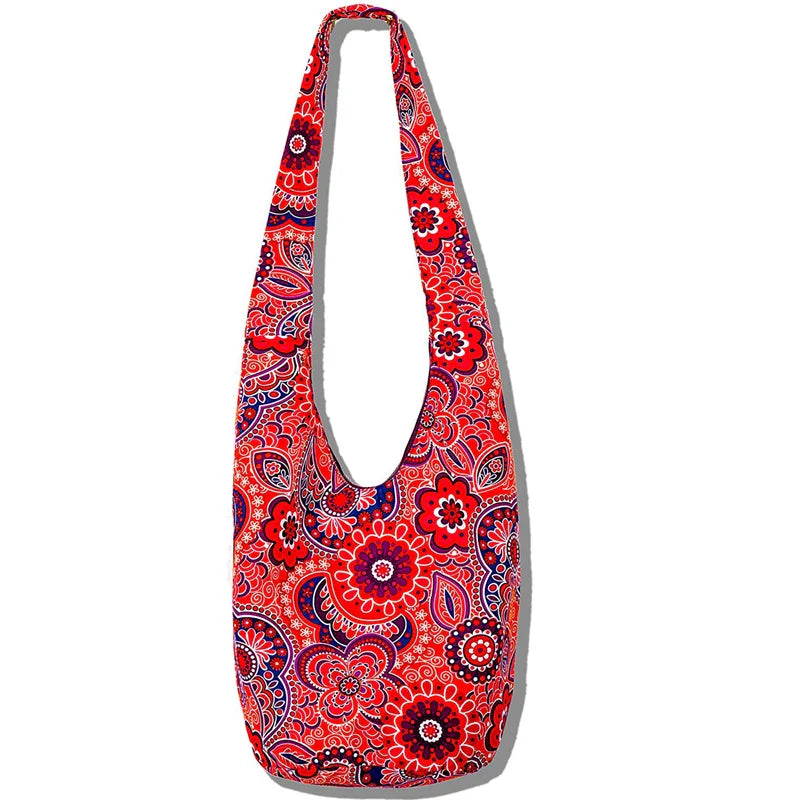 Femlion Elephant Floral Print Shoulder Bag for Women