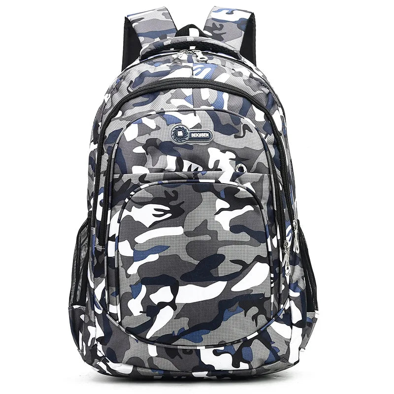 Femlion Camo Backpack for Cool Boys and Girls: Stylish Schoolbag for Teens