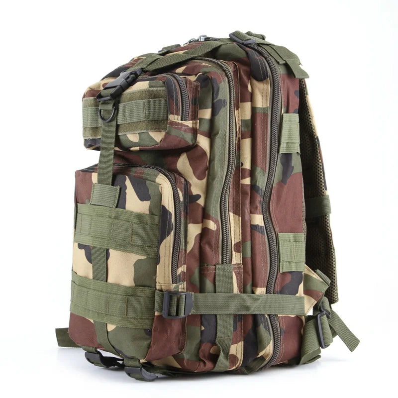 Femlion Camo Military Molle Backpack 30L - Waterproof Nylon, Multifunctional Army Bag