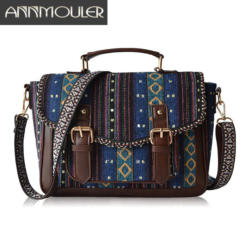 Femlion Bohemian Style Satchel Bag - Quality Crossbody Shoulder Bag