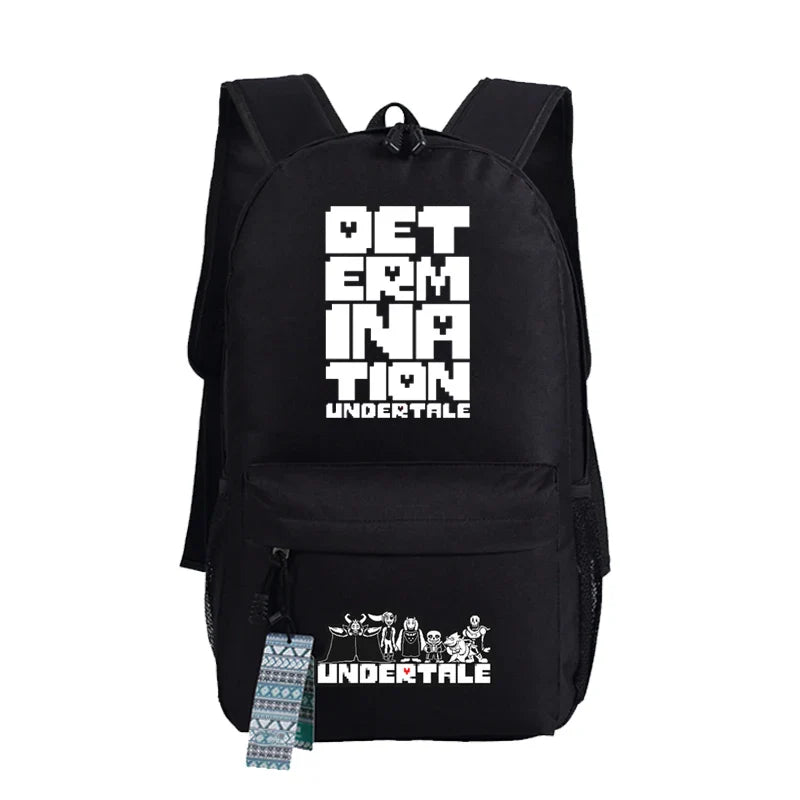 Femlion Sans Skeleton Backpack Bag Camouflage Mochila for Students and Cosplay Gift