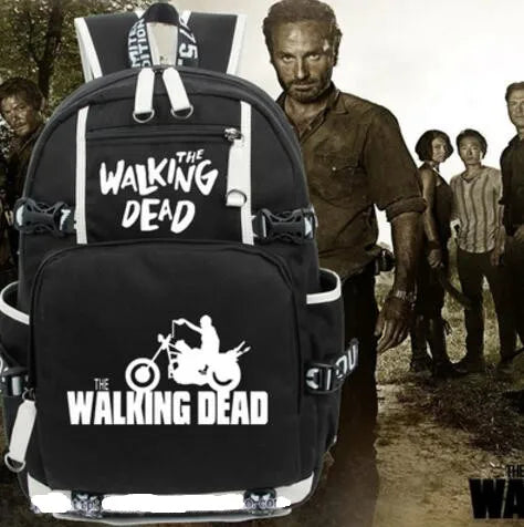 Femlion The Walking Dead Fire Wing Backpack: Student School Book Bag & Cosplay Gift