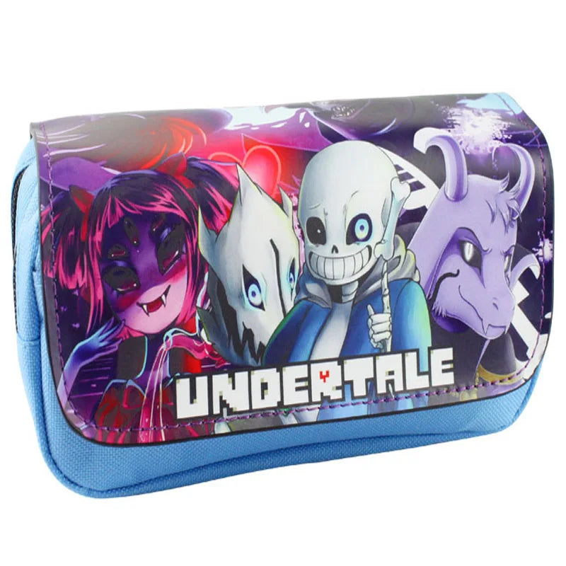 Femlion Undertale Sans Zipper Wallet: Anime Cartoon Gift Bag