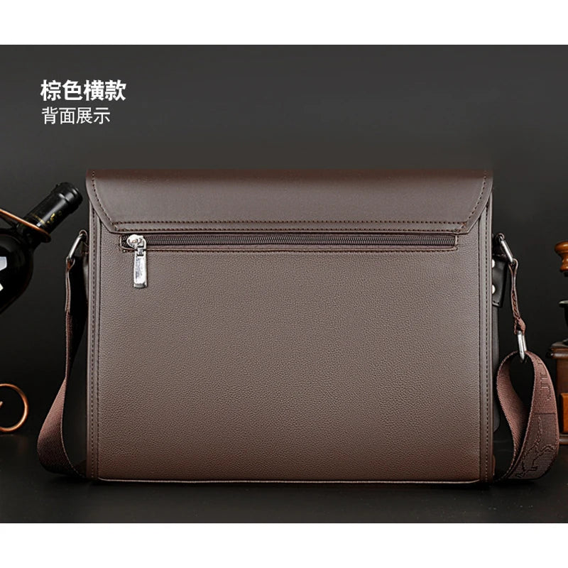 Femlion Men's Briefcase Handbag Satchel Portfolio for Business Office Work