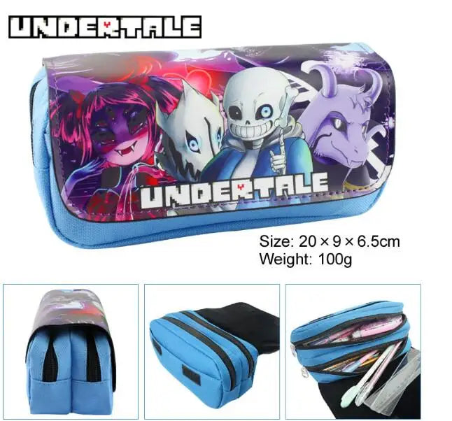 Femlion Undertale Sans Zipper Wallet: Anime Cartoon Gift Bag