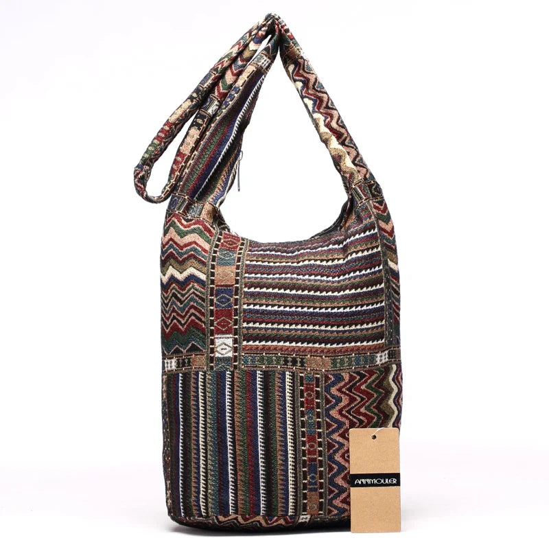 Femlion Aztec Bohemian Shoulder Bag Crossbody Messenger Hobo