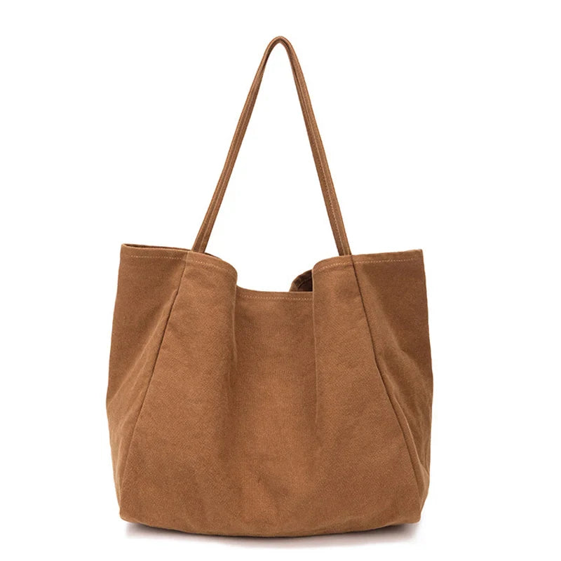 Femlion Extra Large Canvas Tote Bag | Reusable Eco-Friendly Shopping Handbag