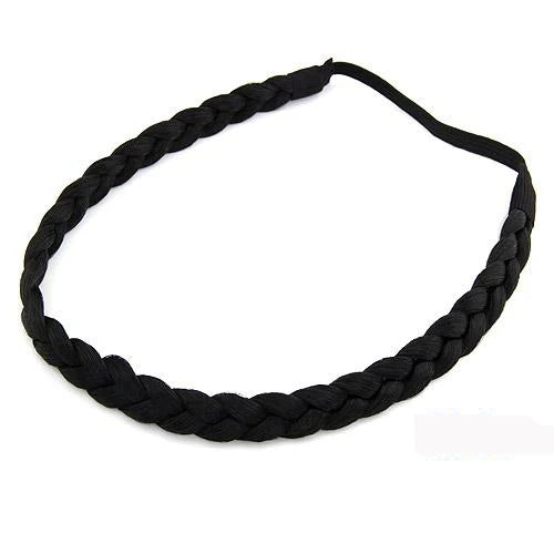 Femlion Braided Wig Headband Hair Accessory Wedding Jewelry