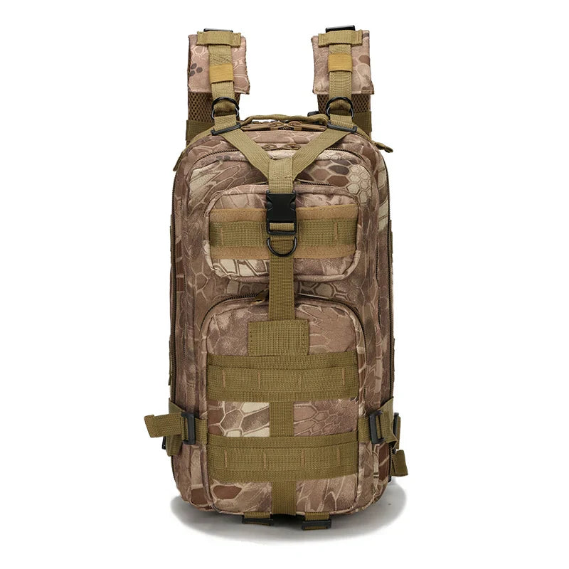 Femlion Camo Military Molle Backpack 30L - Waterproof Nylon, Multifunctional Army Bag