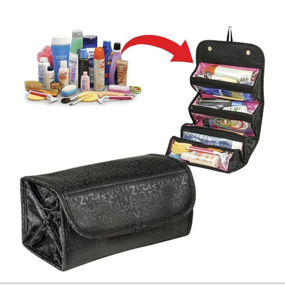 Femlion Beauty Toiletry Kit Makeup Cosmetic Bag Organizer Case