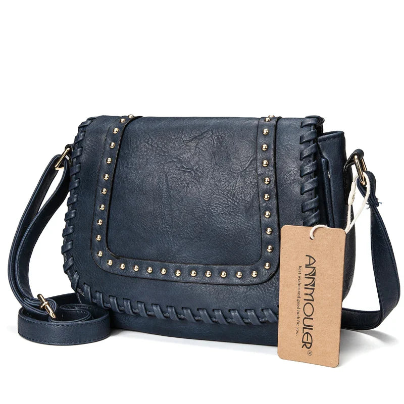 Femlion Small Khaki Crossbody Bag for Women - Stylish Pu Leather Shoulder Purse