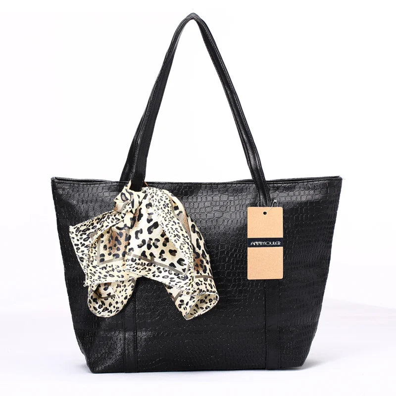 Femlion Skull Print Pu Leather Shoulder Bag for Stylish Women