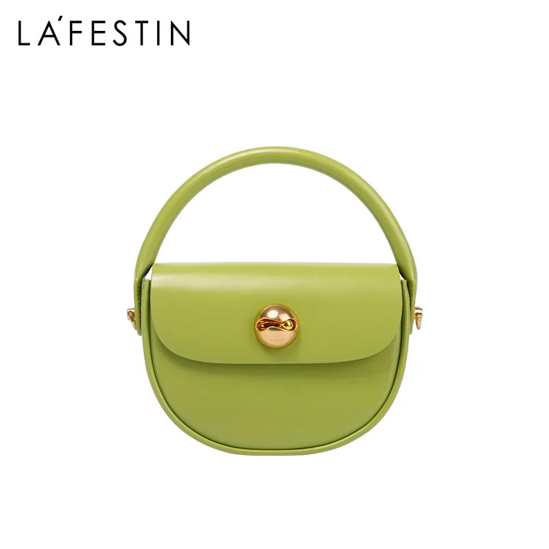 Femlion 2023 Fashion Handbag: Small Round Crossbody Shoulder Bag