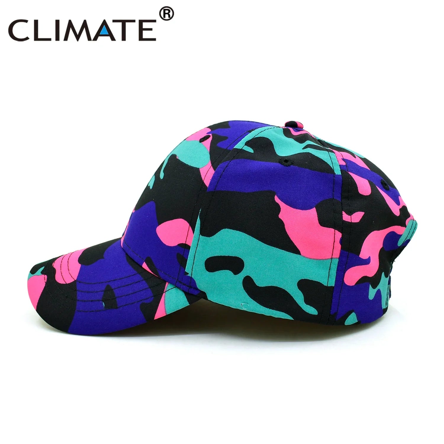 Femlion Cool Camo Dancer Baseball Cap for Women